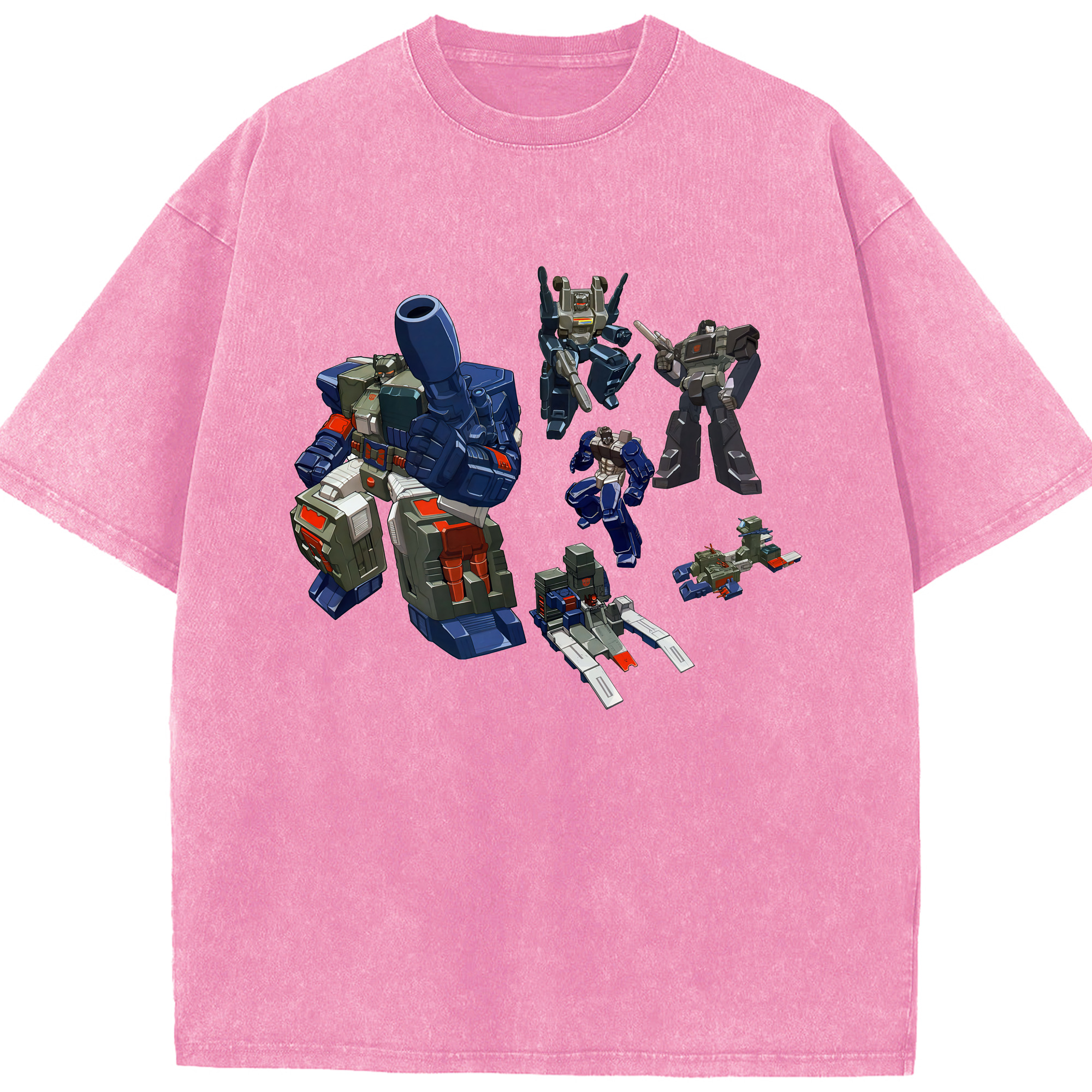 （画像用） Transformers トランスフォーマー 綿100% ヴィンテージ風 半袖Tシャツ（フロントプリント）